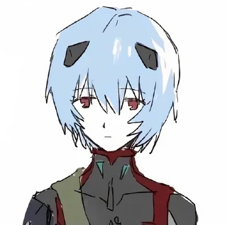 😐-Evangelion @Toji_sama, Telegram Sticker
