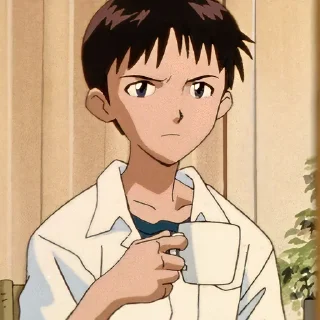 😕-Evangelion @Toji_sama, Telegram Sticker