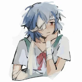 😐-Evangelion @Toji_sama, Telegram Sticker