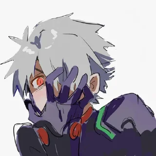 ❤️-Evangelion @Toji_sama, Telegram Sticker