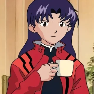 😕-Evangelion @Toji_sama, Telegram Sticker