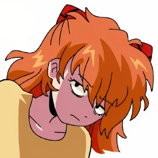 😒-Evangelion @Toji_sama, Telegram Sticker