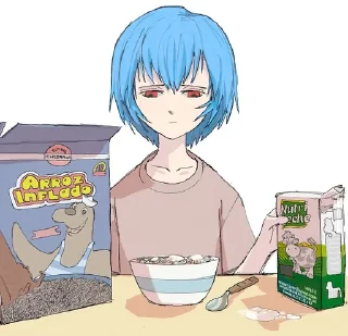 🥛-Evangelion @Toji_sama, Telegram Sticker