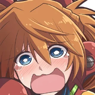 😰-Evangelion @Toji_sama, Telegram Sticker