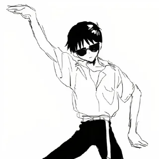😎-Evangelion @Toji_sama, Telegram Sticker
