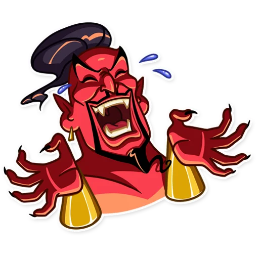 Evil Genie, telegram sticker