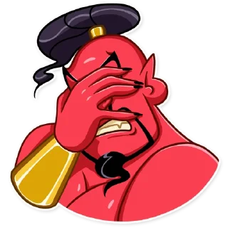 🤦‍♂️-Evil Genie, Telegram Sticker