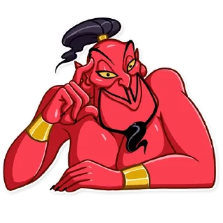 🙂-Evil Genie, Telegram Sticker