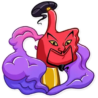 👍-Evil Genie, Telegram Sticker