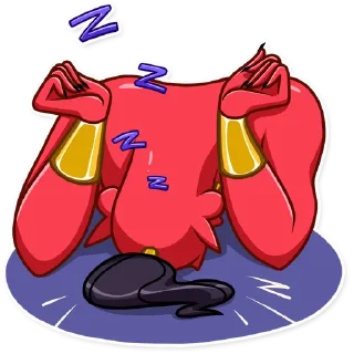 😴-Evil Genie, Telegram Sticker