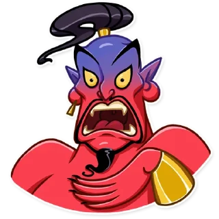 😨-Evil Genie, Telegram Sticker