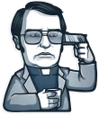 😵-Evil Minds, Telegram Sticker