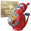 🍿-Fast Crew Bot, Telegram Sticker