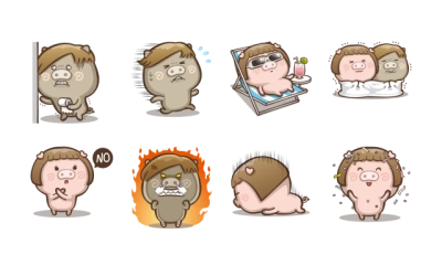 Fat Pig Couple