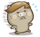 🚶-Fat Pig Couple, Telegram Sticker