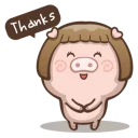 🙏-Fat Pig Couple, Telegram Sticker