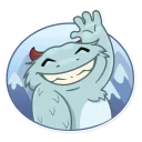 👋-Fatty Yeti, Telegram Sticker