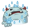 🌧-Fatty Yeti, Telegram Sticker