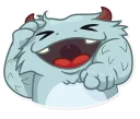😆-Fatty Yeti, Telegram Sticker