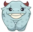 😅-Fatty Yeti, Telegram Sticker