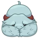 ☹-Fatty Yeti, Telegram Sticker