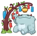 🎋-Fatty Yeti, Telegram Sticker