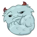 💪-Fatty Yeti, Telegram Sticker