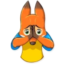 🙏-Ferdinand Fox, Telegram Sticker