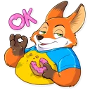 👌-Ferdinand Fox, Telegram Sticker