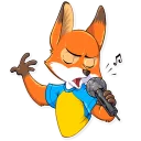🎤-Ferdinand Fox, Telegram Sticker