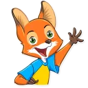 👋-Ferdinand Fox, Telegram Sticker