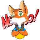 🙅-Ferdinand Fox, Telegram Sticker