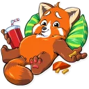 🍟-Fiery Bob, Telegram Sticker