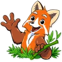 👋-Fiery Bob, Telegram Sticker