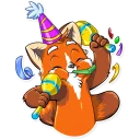 🎉-Fiery Bob, Telegram Sticker