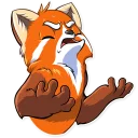 😖-Fiery Bob, Telegram Sticker