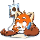 ☕-Fiery Bob, Telegram Sticker
