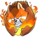 😡-Fiery Bob, Telegram Sticker
