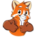 👍-Fiery Bob, Telegram Sticker