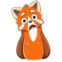 😨-Fiery Bob, Telegram Sticker