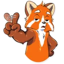 ☝-Fiery Bob, Telegram Sticker