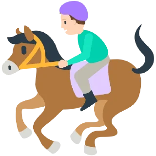 🏇-fxemoji, Telegram Sticker