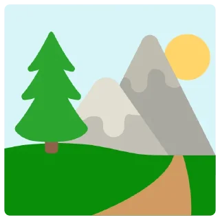 🏞-fxemoji, Telegram Sticker