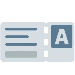 🎫-fxemoji, Telegram Sticker