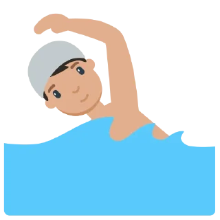 🏊-fxemoji, Telegram Sticker