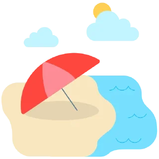 🏖-fxemoji, Telegram Sticker