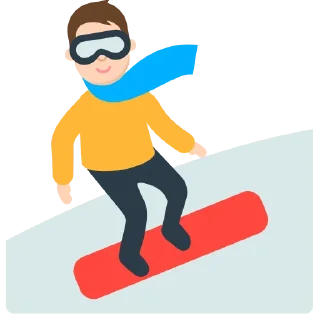 🏂-fxemoji, Telegram Sticker