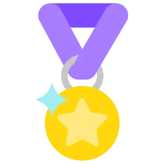 🥇-fxemoji, Telegram Sticker