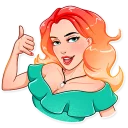 🤙-Hottie, Telegram Sticker