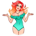 🤷‍♀️-Hottie, Telegram Sticker